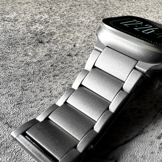 MinZ Titanium Band 2 for Apple Watch ナチュラルチタニウム 49mm/46mm