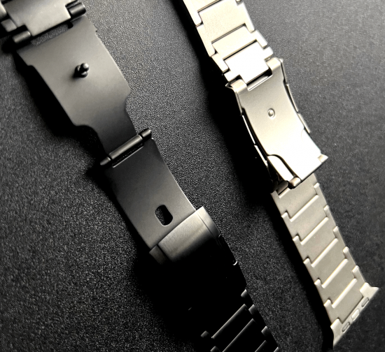 MinZ Titanium Band 2 for Apple Watch ブラックチタニウム 49mm/46mm