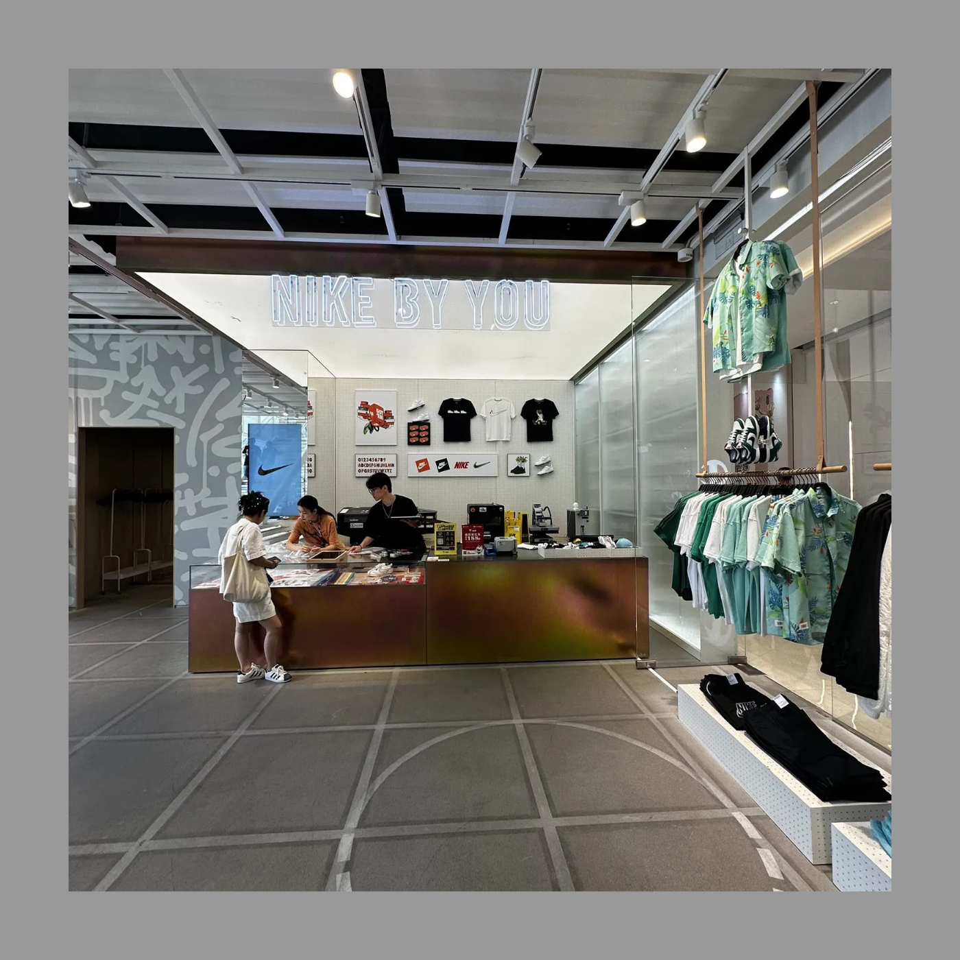 NIKE CHINA限定 Nike By You アイロンワッペン