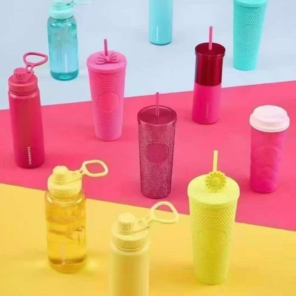 海外限定 Starbucks スターバックス カラフルカップタンブラー ミント 765ml