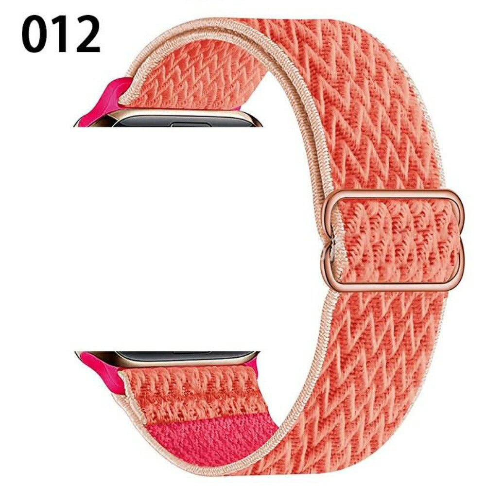 Applewatch38mm/42mm42mm/44mmナイロン製アップルウォッチバンドベルト取付簡単ストレッチ素材交換用バンドナイロンアップルウォッチバンド交換ベルトアップルウォッチベルト全15色