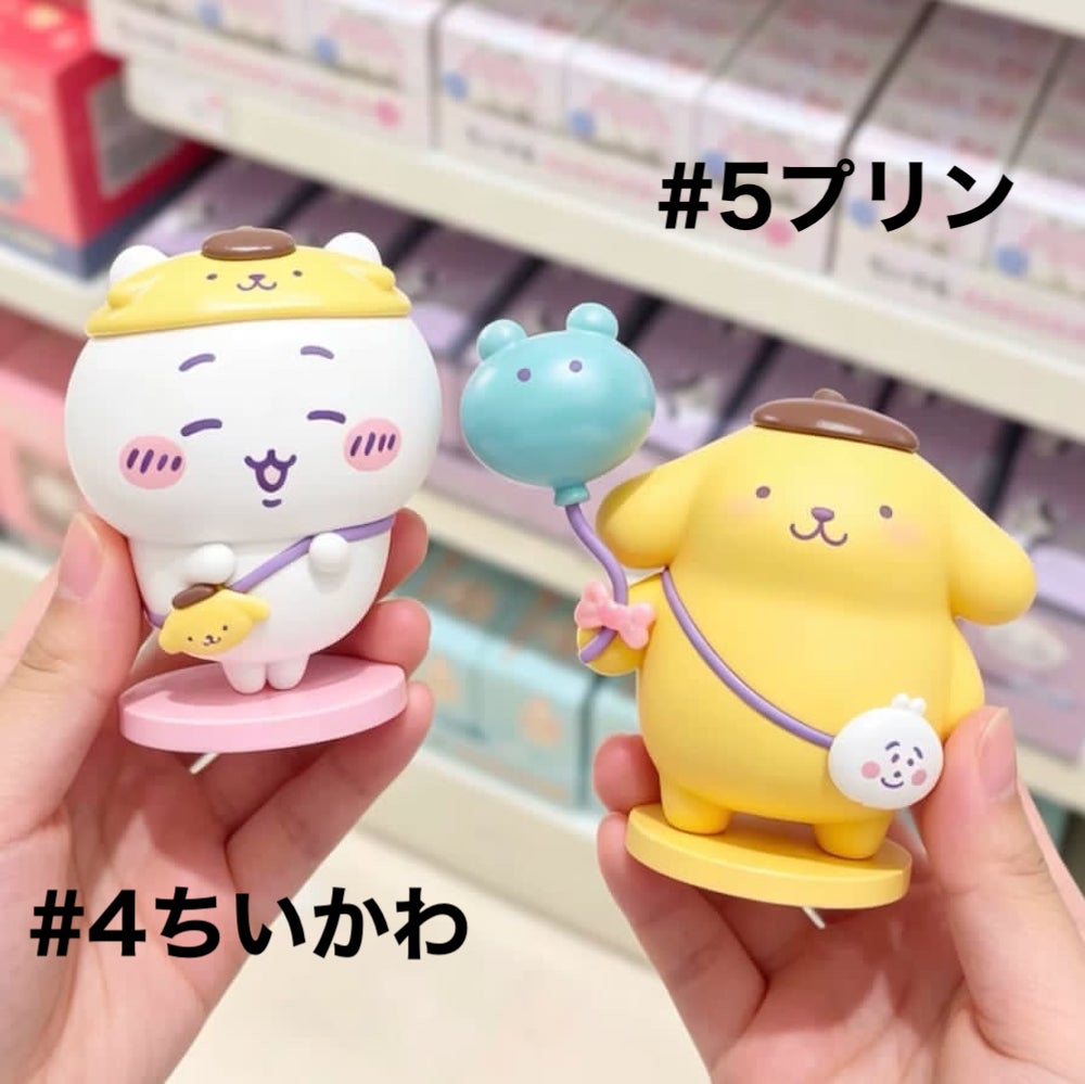 【海外限定】 サンリオxちいかわコラボオフィシャルライセンスフィギュア 9種 miniso