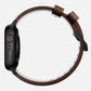 NOMAD Horween Leather Modern Band ブラウン（ブラック金具）49mm/46mm