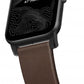 NOMAD Horween Leather Modern Band ブラウン（ブラック金具）49mm/46mm