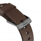 NOMAD Horween Leather Modern Band ブラウン（ブラック金具）49mm/46mm