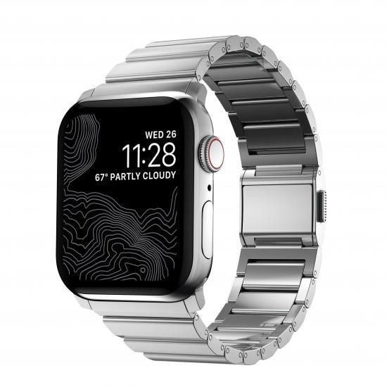NOMAD Stainless Steel Band シルバー 49mm/46mm