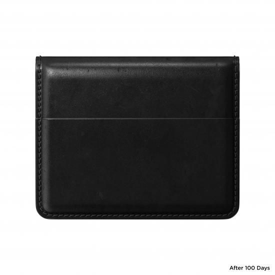 NOMAD Horween Leather Card Wallet Plus ブラック