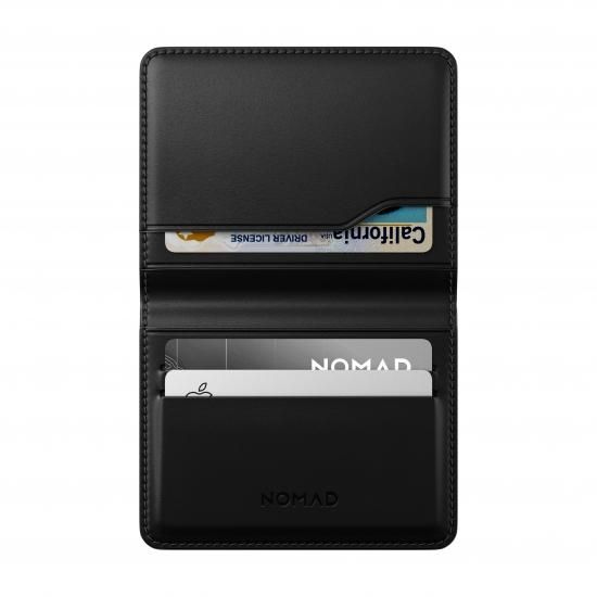 NOMAD Horween Leather Card Wallet Plus ブラック