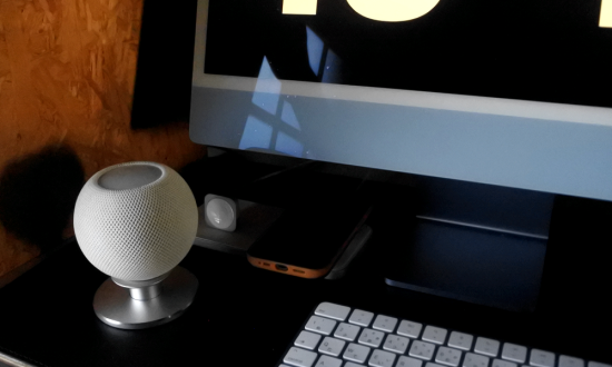 MP2L Aluminum Stand LOW position model for HomePod mini ブラック