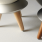 MP2L Wood & Aluminum INSULATOR STAND for HomePod mini シルバー+ナチュラル