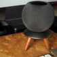 MP2L Wood & Aluminum INSULATOR STAND for HomePod mini スペースグレー+ダークブラウン