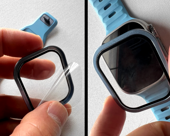 MP2L Aluminum Screen Protector for Apple Watch Ultra 2&1