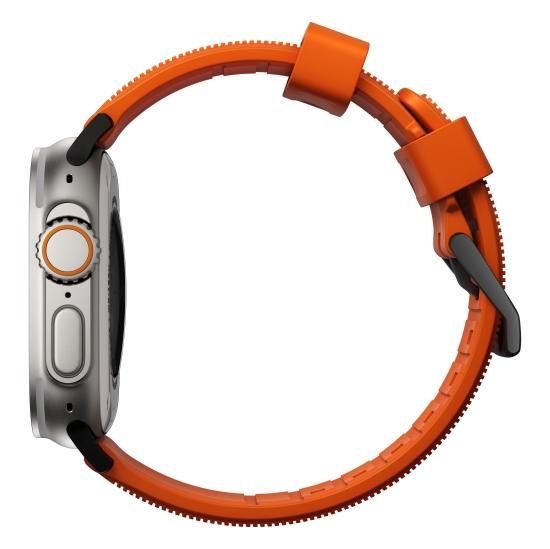 NOMAD Rugged Band ウルトラオレンジ（ブラック金具）49mm/46mm