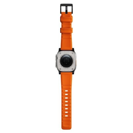 NOMAD Rugged Band ウルトラオレンジ（ブラック金具）49mm/46mm