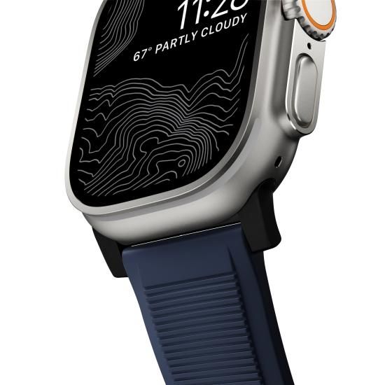 NOMAD Rugged Band アトランティックブルー（ブラック金具）49mm/46mm
