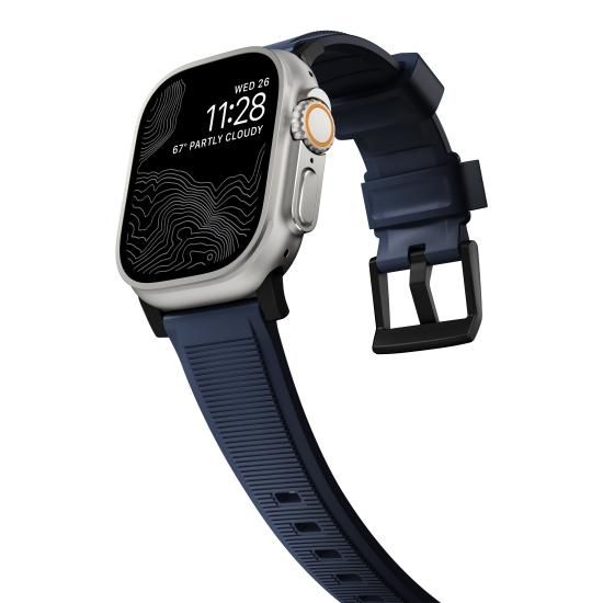 NOMAD Rugged Band アトランティックブルー（ブラック金具）49mm/46mm