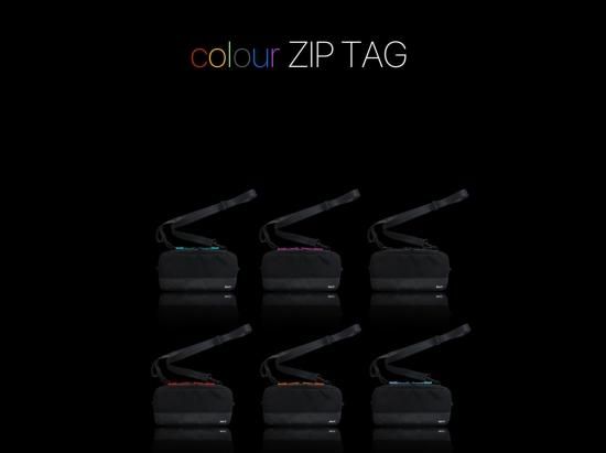 MinZ Phone Pack 用 交換用カラージップタグ（2個セット）
