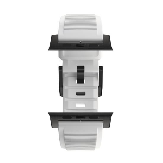 NOMAD Rugged Band ホワイト（ブラック金具）49mm/46mm