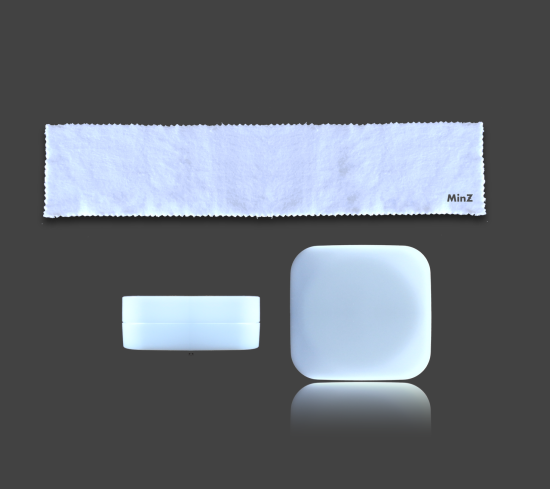MinZ iLeather Gloss for Apple デバイスレザーアクセサリ グロス+専用クロスセット