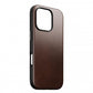 NOMAD Modern Leather Case for iPhone 16 Pro Max ラスティックブラウン