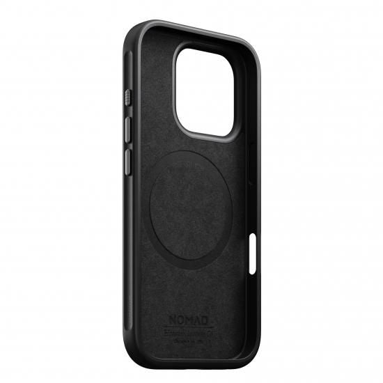 NOMAD Modern Leather Case for iPhone 16 Pro Max ラスティックブラウン