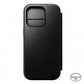 NOMAD Modern Leather Folio for iPhone 16 Pro ブラック