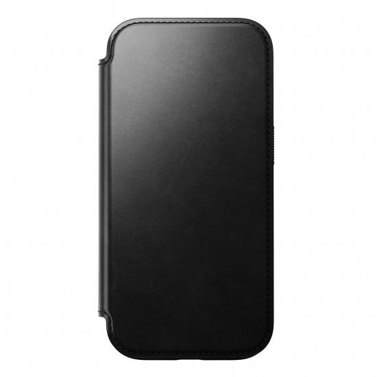 NOMAD Modern Leather Folio for iPhone 16 Pro ブラック