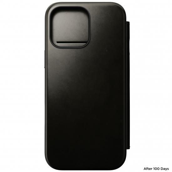 【限定生産カラー】NOMAD Modern Leather Folio for iPhone 16 Pro Max グリーンクロム