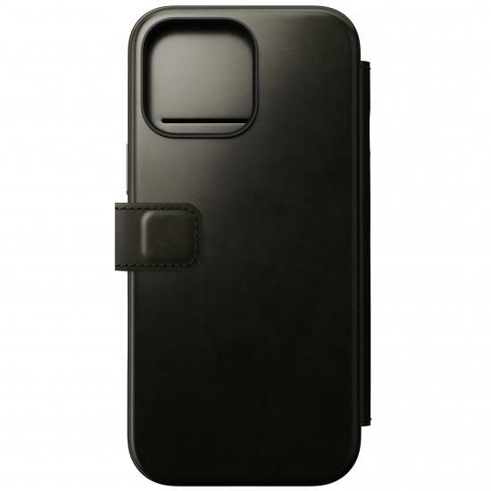 【限定生産カラー】NOMAD Modern Leather Folio for iPhone 16 Pro Max グリーンクロム