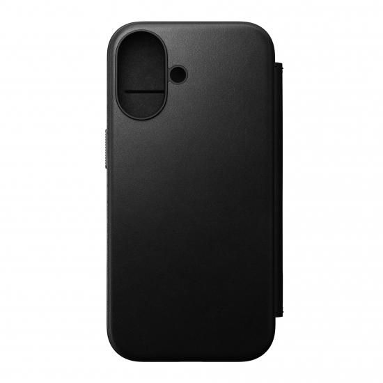 NOMAD Modern Leather Folio for iPhone 16 ブラック