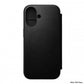 NOMAD Modern Leather Folio for iPhone 16 ブラック