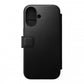 NOMAD Modern Leather Folio for iPhone 16 ブラック