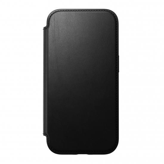 NOMAD Modern Leather Folio for iPhone 16 ブラック