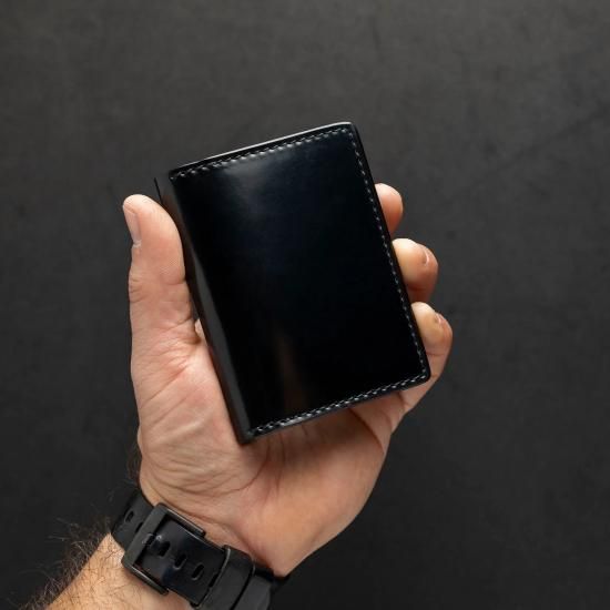 Ashland Leather Bugs Mouran Card Wallet Cordovan ブラック
