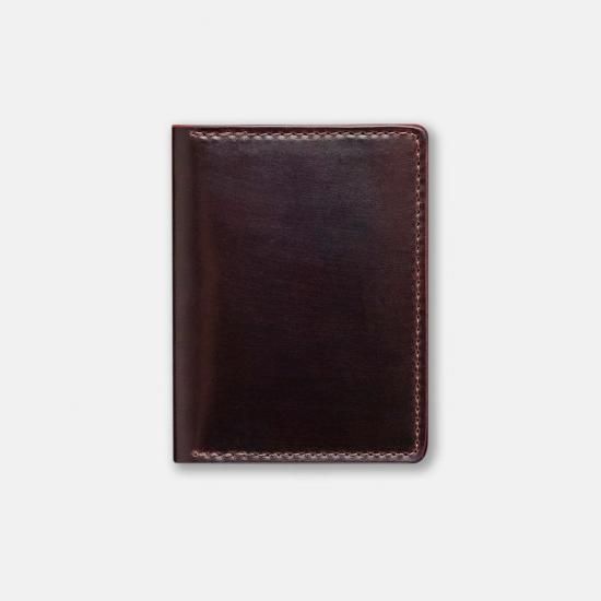 Ashland Leather Bugs Mouran Card Wallet Cordovan バーガンディ