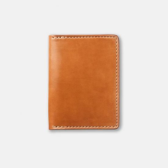 Ashland Leather Bugs Mouran Card Wallet Cordovan ナチュラル