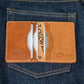 Ashland Leather Bugs Mouran Card Wallet Cordovan ナチュラル