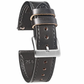 MP2L Horween Leather Band Stitch ブラック／ブラックステッチ（ステンレススチールラグ）