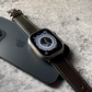 MP2L Horween Leather Band Stitch チョコレートブラウン／ホワイトステッチ（ステンレススチールラグ）