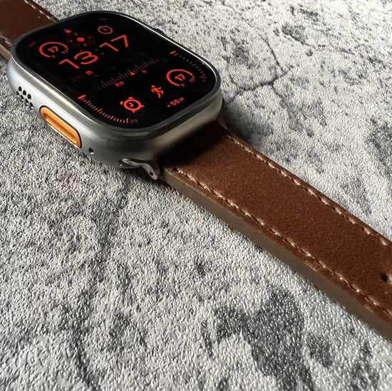 MP2L Horween Leather Band Stitch ライトブラウン／ライトブラウンステッチ（チタニウムラグ）