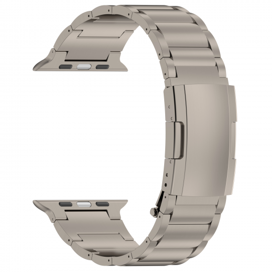 MinZ Titanium Band 2 for Apple Watch ナチュラルチタニウム 49mm/46mm