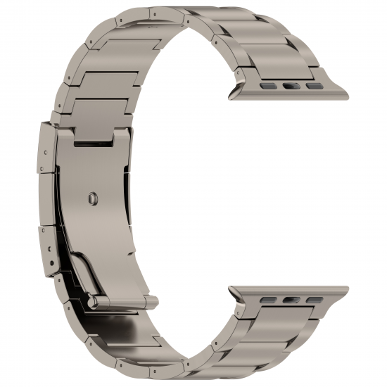 MinZ Titanium Band 2 for Apple Watch ナチュラルチタニウム 49mm/46mm