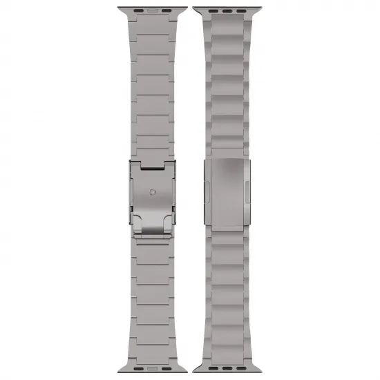 MinZ Titanium Band 2 for Apple Watch ナチュラルチタニウム 49mm/46mm