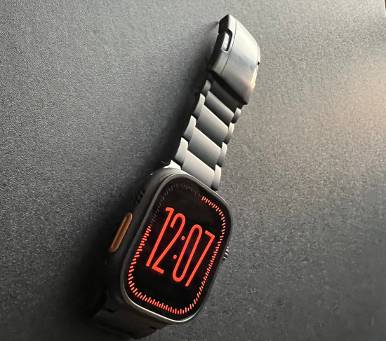 MinZ Titanium Band 2 for Apple Watch ナチュラルチタニウム 49mm/46mm