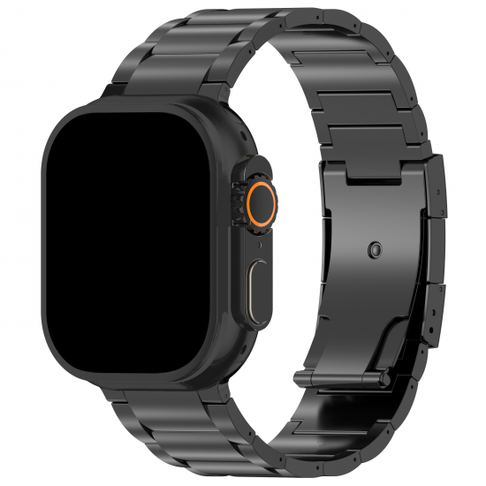 MinZ Titanium Band 2 for Apple Watch ブラックチタニウム 49mm/46mm