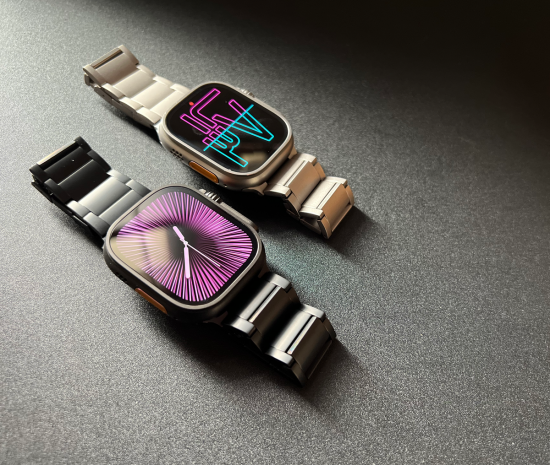 MinZ Titanium Band 2 for Apple Watch ブラックチタニウム 49mm/46mm