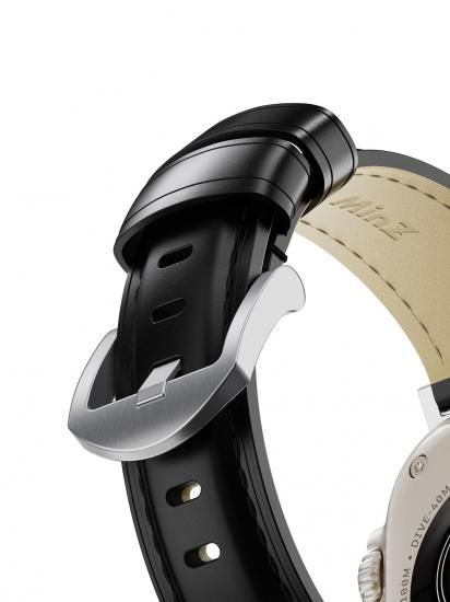【限定生産品】MinZ Shell Cordovan Band 2 for Apple Watch シルバー ハードウェア