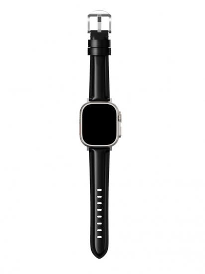 【限定生産品】MinZ Shell Cordovan Band 2 for Apple Watch シルバー ハードウェア