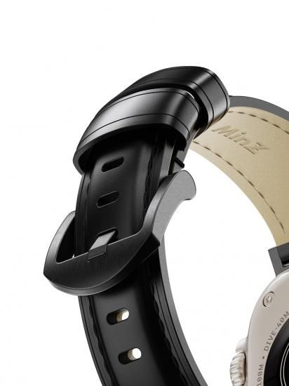 【限定生産品】MinZ Shell Cordovan Band 2 for Apple Watch ブラック ハードウェア