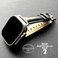 【限定生産品】MinZ Shell Cordovan Band 2 for Apple Watch ブラック ハードウェア
